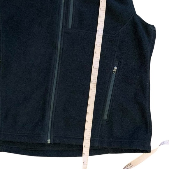 Eddie Bauer Black Fleece Vest Zip Up Men’s XL Cozy Casual Outdoor Autumn Fishing - Picture 14 of 14